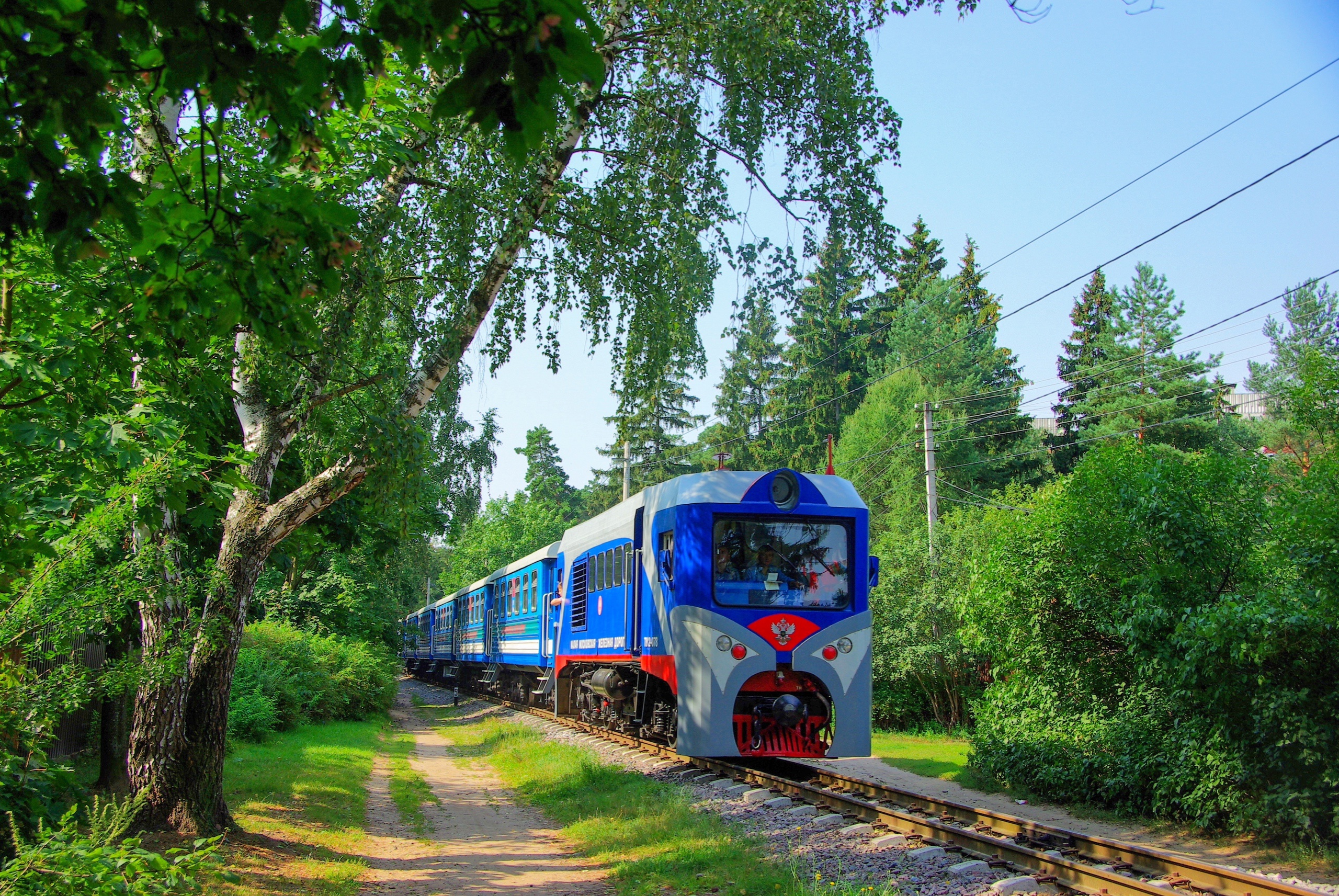 Семейный поход к детской железной дороге в Кратово