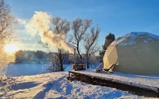 Глэмпинг-парк на Волге в Ярославской области
