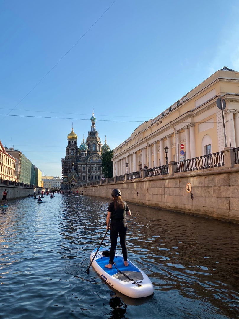 Sup-прогулки в Санкт-Петербурге