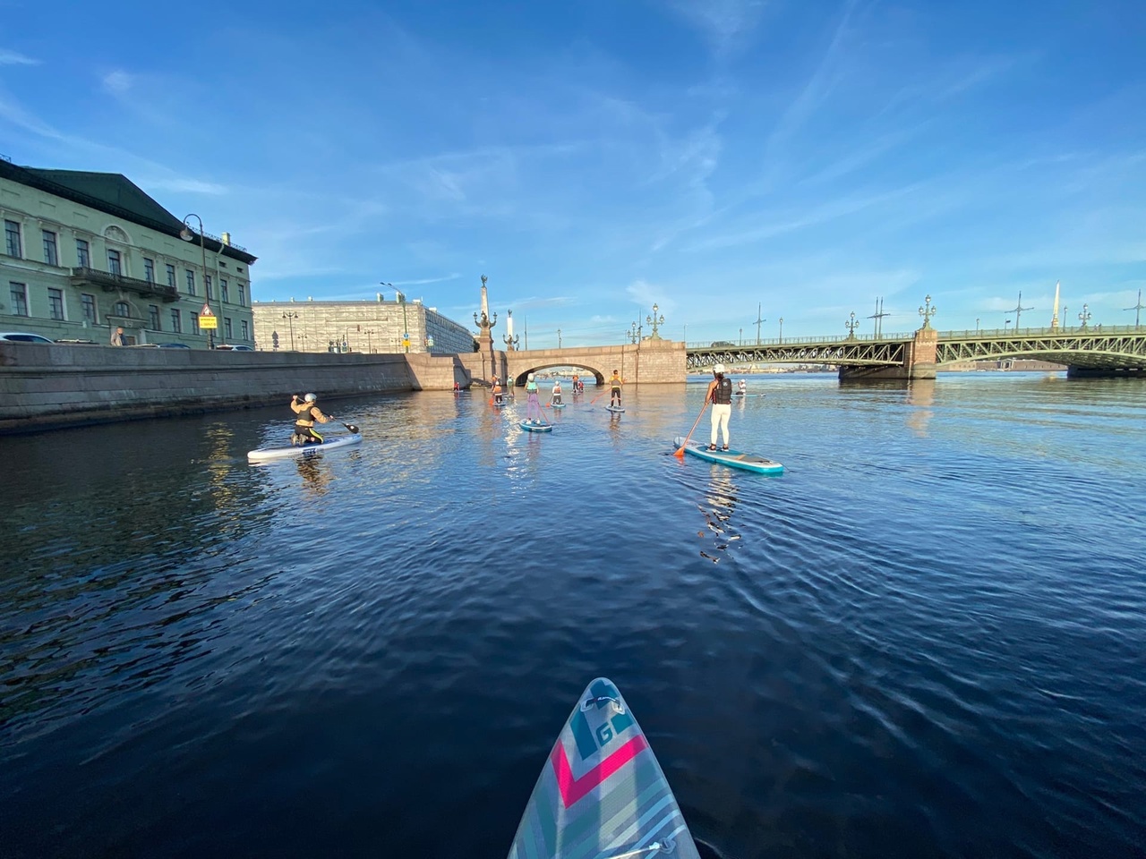 Sup-прогулки в Санкт-Петербурге