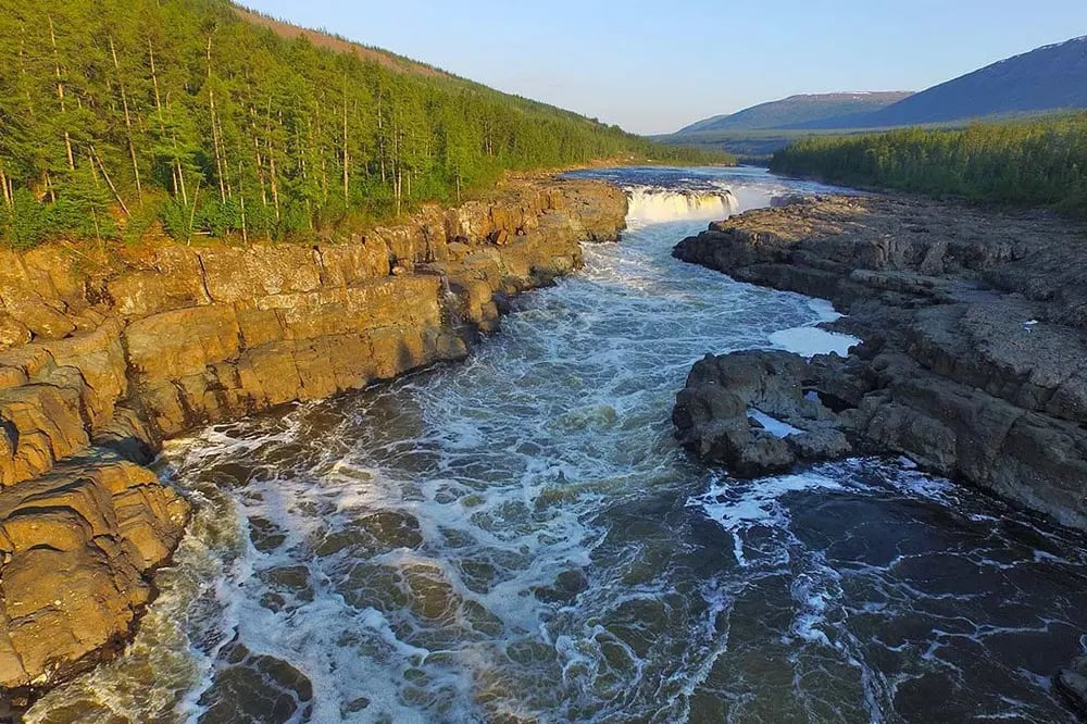 Водопады плато Путорана