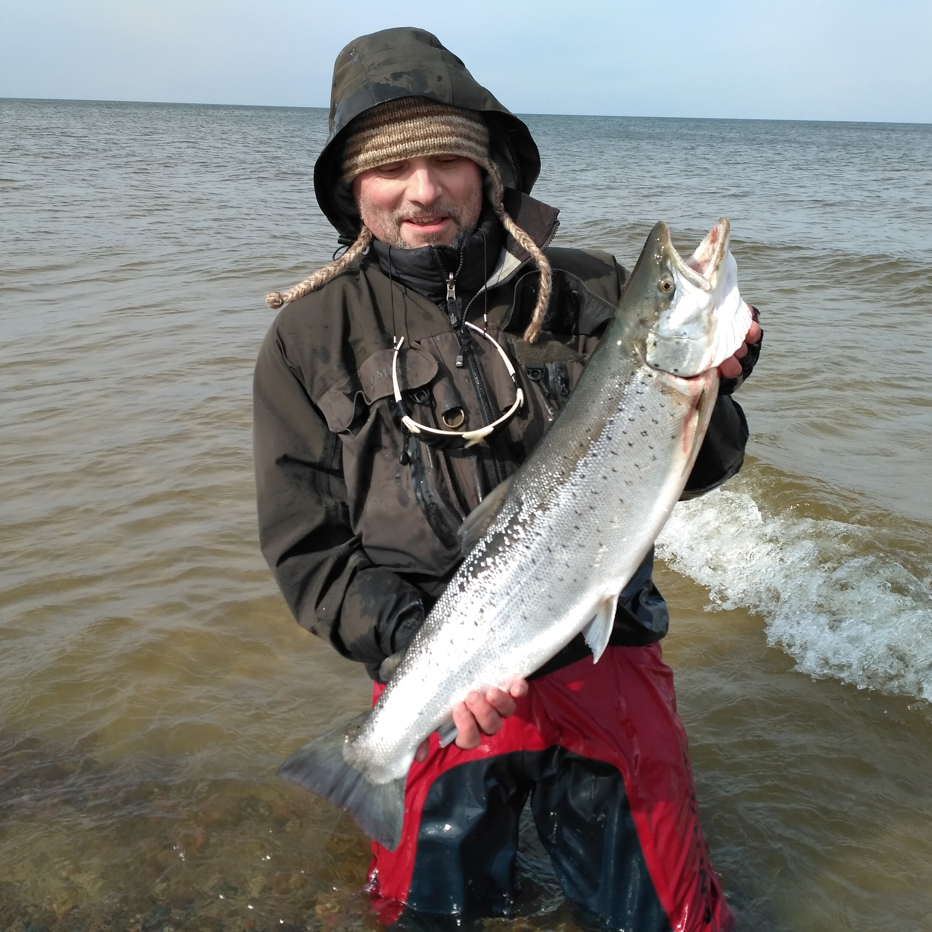 Рыбалка на морского лосося в Балтийском море