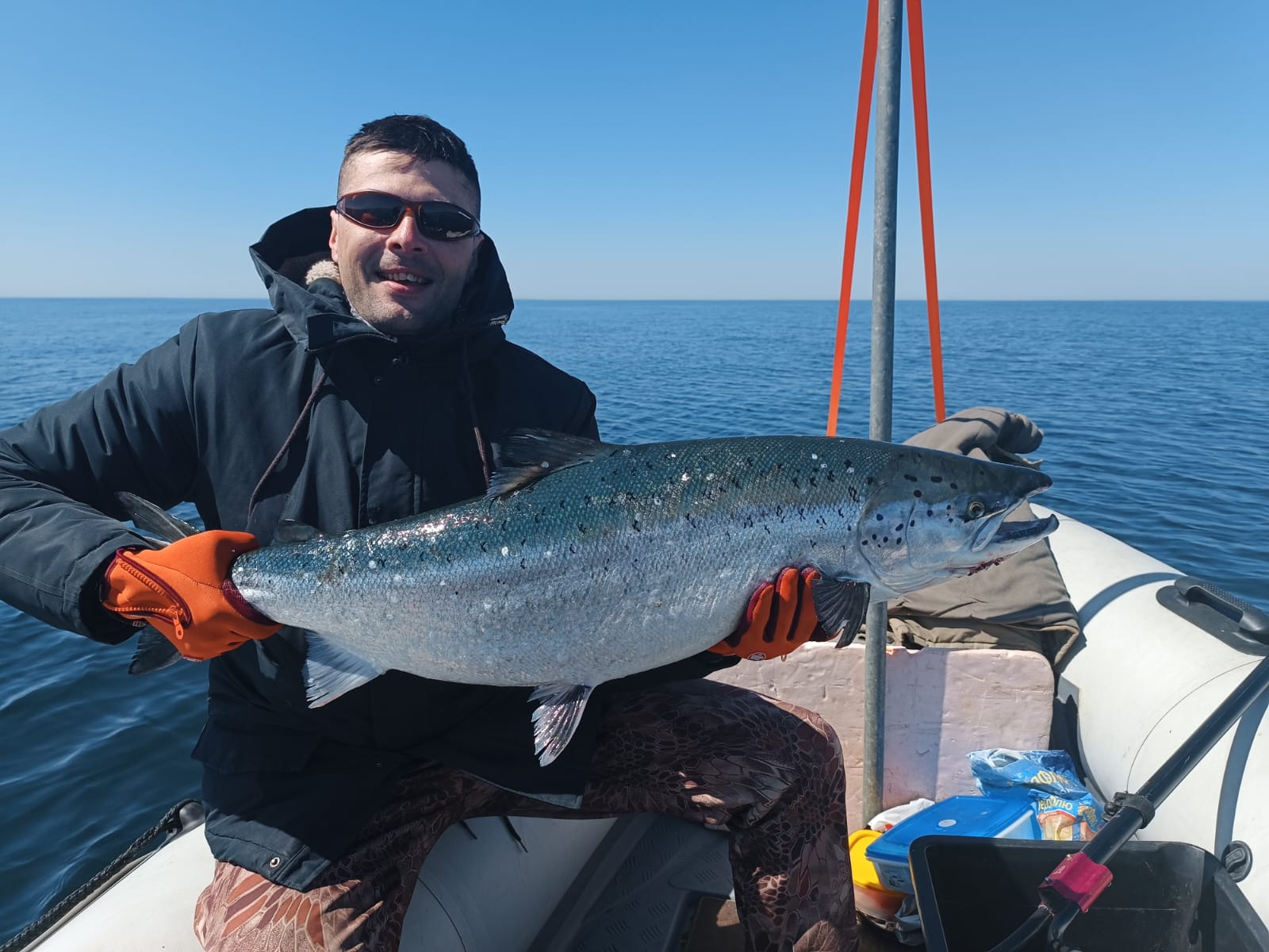 Рыбалка на морского лосося в Балтийском море
