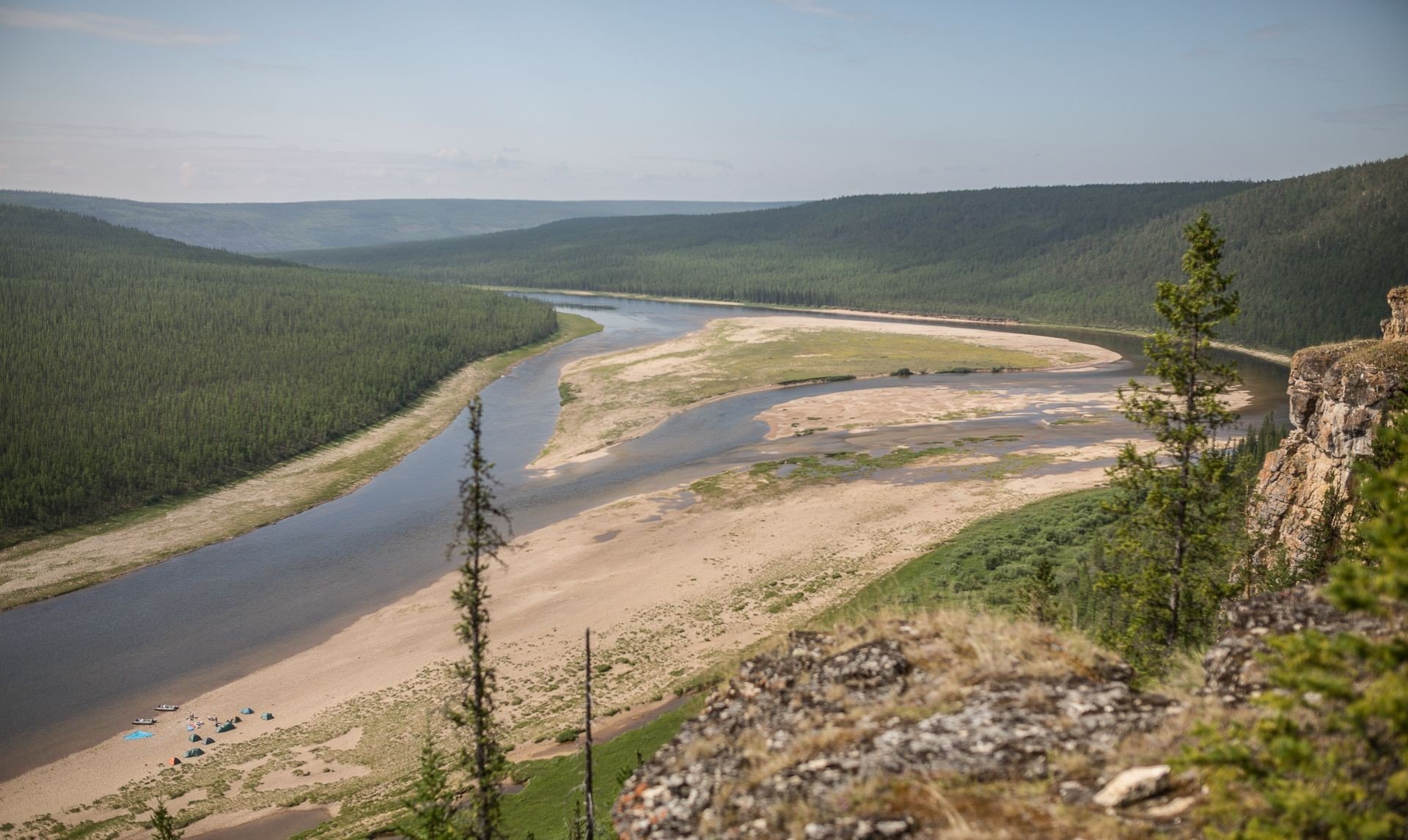 Река Амга. Сплав на катамаранах + рыбалка