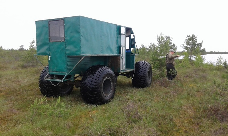 Загонная охота на лося в Псковской области