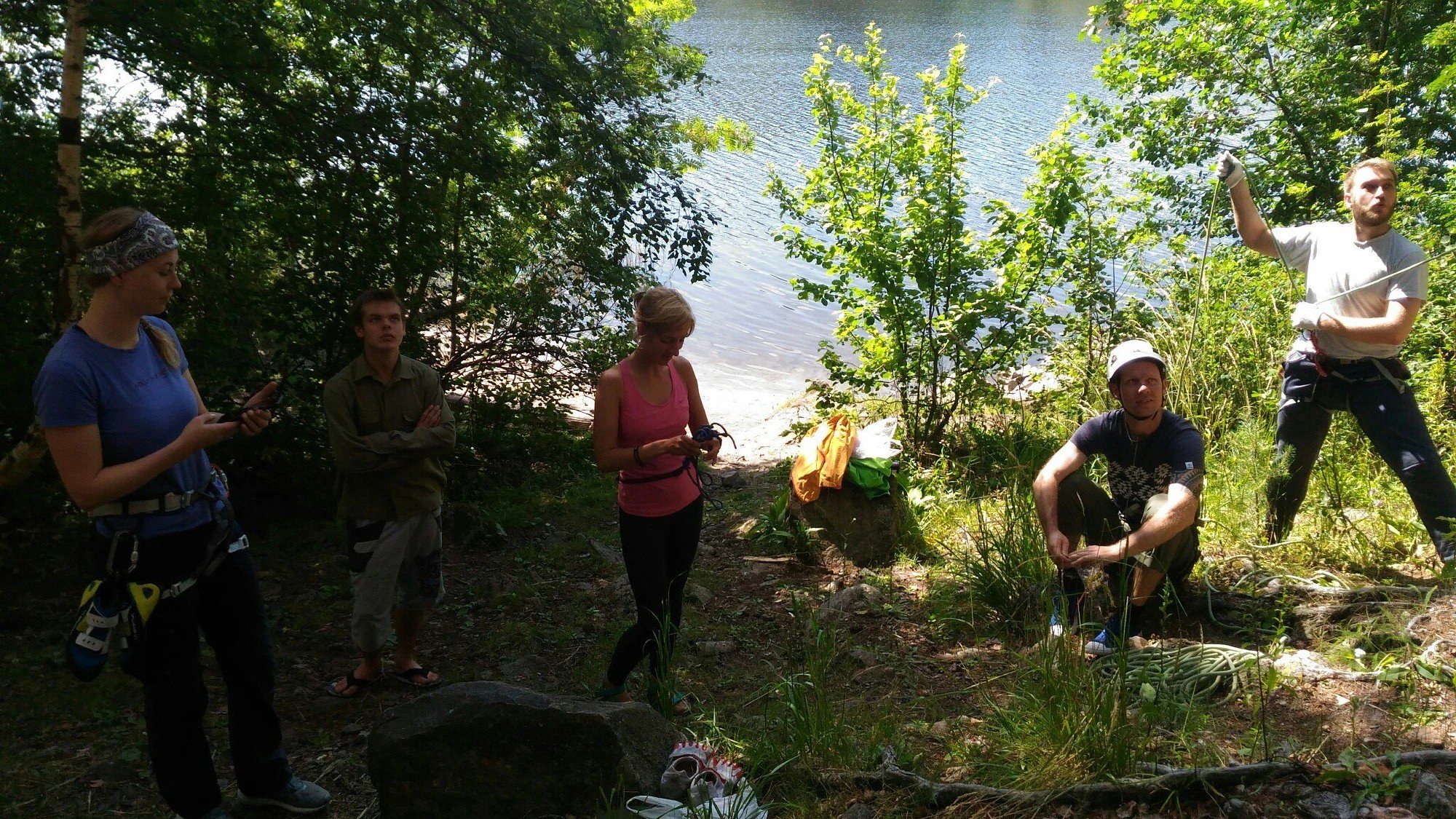 Скалолазание в окрестностях Санкт-Петербурга